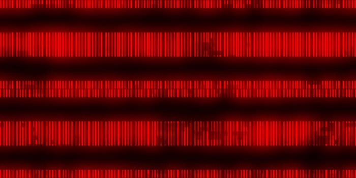 Red Dna Data Code Background. Seamless Science Dna Data Code Output Sequence. Human Individuality Code Backdrops.