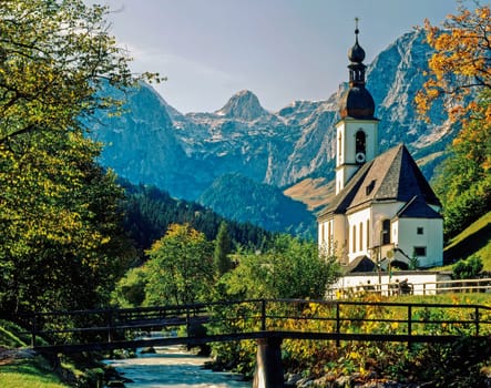 Church in Ramsau, Germany