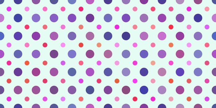 Light Lilac Dots Pattern Background. Retro Circles Backdrop. Balls Texture.