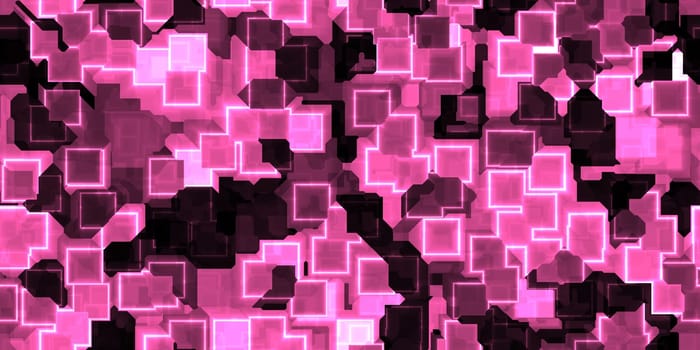 Pink cyberspace futuristic virtual background. Electrical digital lights pattern.