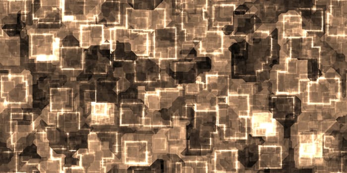 Light gold cyberspace futuristic virtual background. Electrical digital lights pattern.