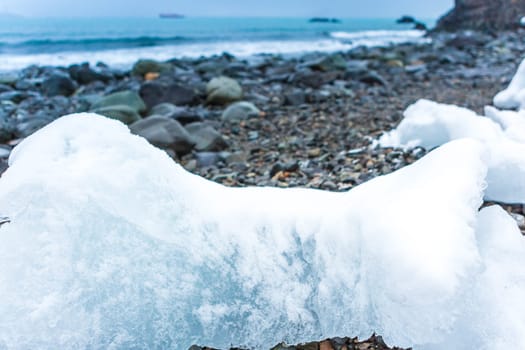 Beautiful landscape and scenery in Antarctica. Freezing