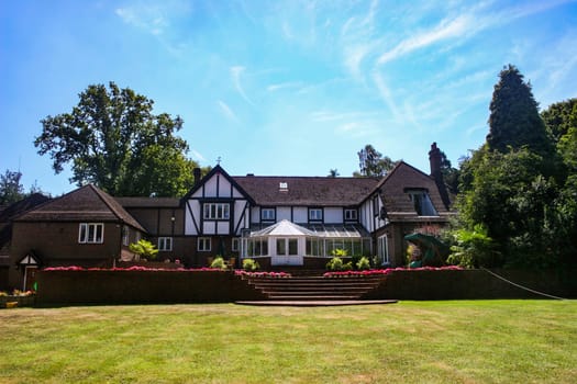 A large estate home  tudor style  in the UK