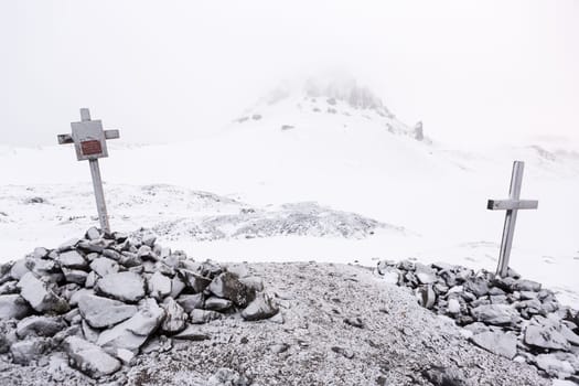 Beautiful landscape and scenery in Antarctica. Freezing