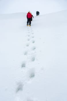 Beautiful landscape and scenery in Antarctica. Freezing