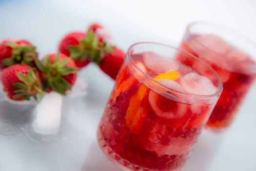 Strawberries in spring