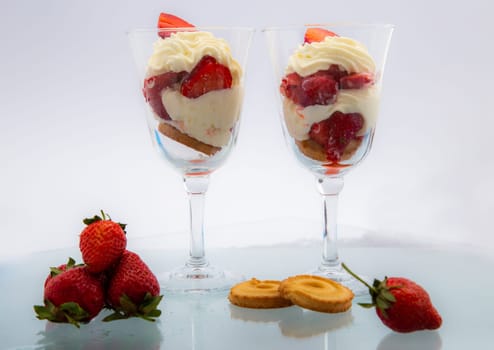 Strawberries in spring