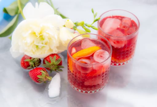Strawberries in spring