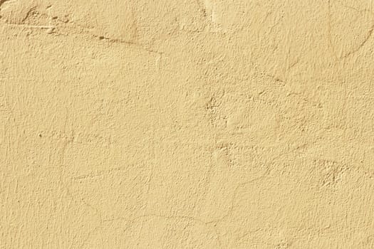 Yellow Painted Cement Concrete Wall Texture