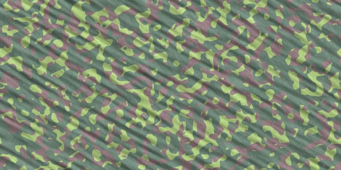 Lime Green Brown Army Camouflage Background. Military Uniform Clothing Texture. Seamless Combat Uniform.