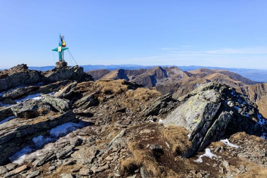 Fagaras Mountains, Romania. Lespezi Peak 2517 m