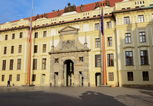 The Presidential Palace in Prague Castle, Czech Republic