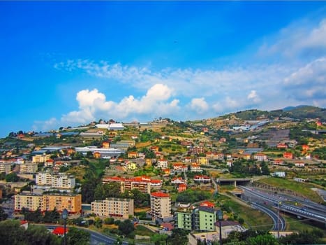 View of San Remo, Italy