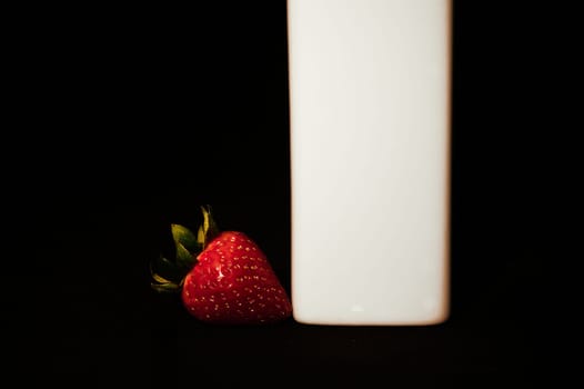 Strawberry set for breakfast or snack