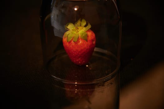 Strawberry set for breakfast or snack