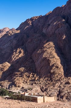 Mount Sinai, Mount Moses in Egypt. Africa.