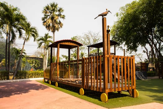 children Stairs Slides exercise equipment in garden