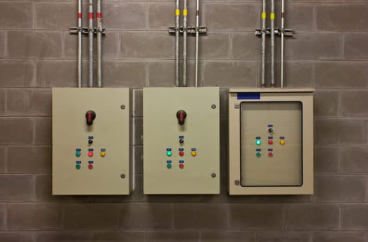 electric system in cabinet  building system