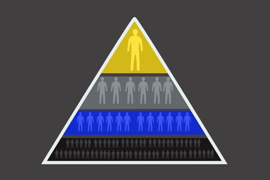 conceptual Pyramid of the human race