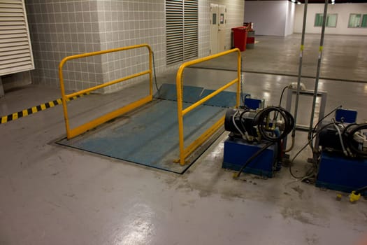 construction lift Motor in building