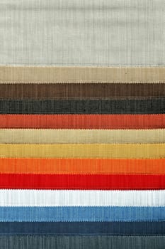 Decorative and fashion textile cloth color chart .