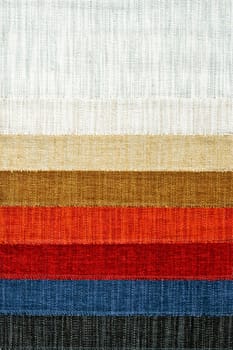 Decorative and fashion textile cloth color chart .