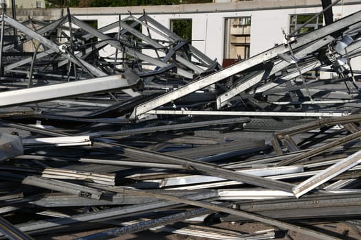 Demolition Metal Steel Demolition Recycling Separation Recyclable material Scrap Disposal Iron Building House Dismantling Metal demolition Steel beams Metal scrap Demolition work Construction Demolition companies Demolition companies Dismantling