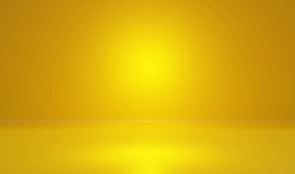 3d rendering of interior with  , yellow blank trade show booth for designers. Background empty room with space for your text and picture.