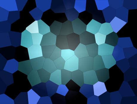 blue abstract mosaic,background illustration of mosaic