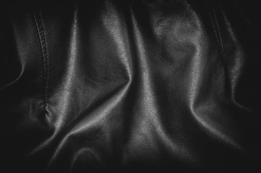 black leather background