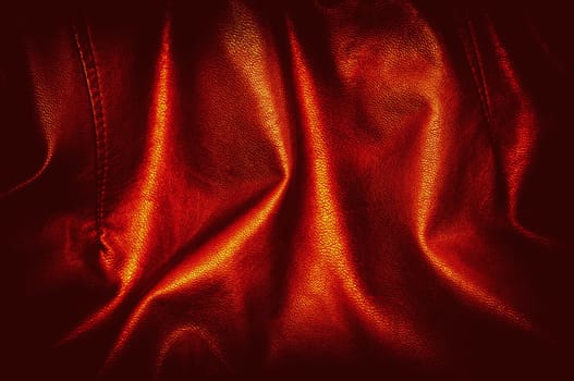 fire leather background or texture