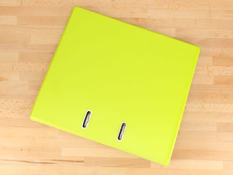 A close up shot of an A4 ring binder