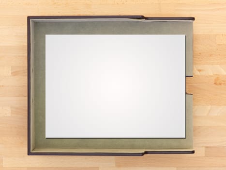 A close up shot of an office work tray