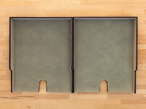 A close up shot of an office work tray
