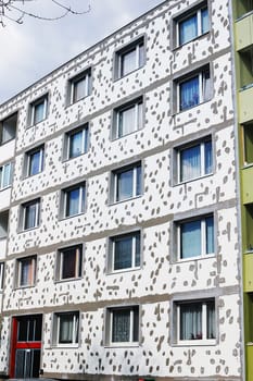 Facade reconstruction on Apartment Building