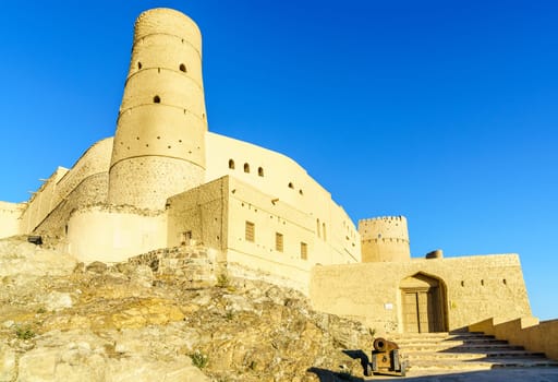 Main entrance to Bahla Fort near Nizwa in Oman