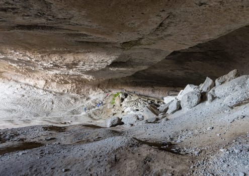 Mylodon Cave natural monument near Puerto Natales, Chile