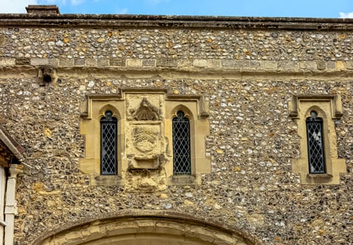 Canon Gate - Vintage architecture of Chichester, West Sussex, United Kingdom on 14 July 2019