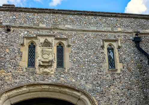 Canon Gate - Vintage architecture of Chichester, West Sussex, United Kingdom on 14 July 2019