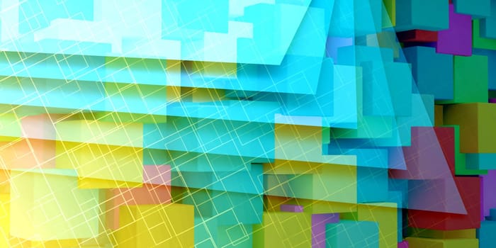 Futuristic Abstract Concept On Technology Background Art