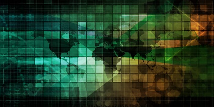 Technology Abstract Background for Presentation as Concept