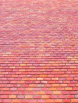House wall made of bricks