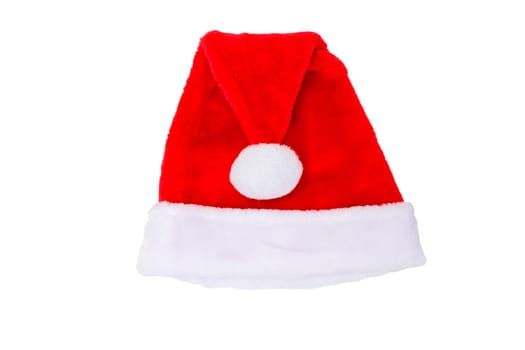 German santa claus cap white isolated