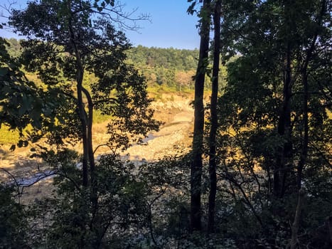 Ramganga River in Jim Corbett National Park, India