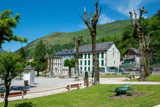 Les Eaux-Bonnes, a mountain spa resort in the French Pyrenees.