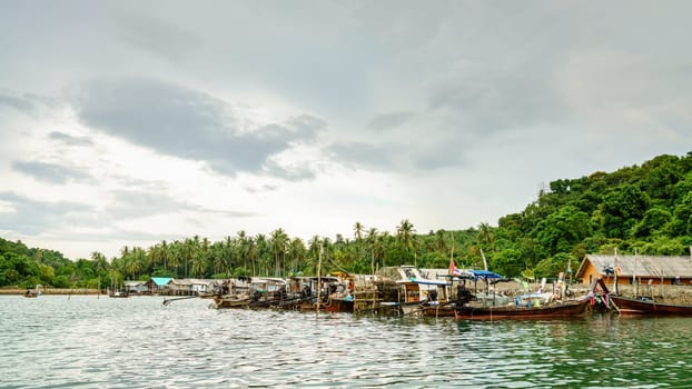 Muslim fishing village on Ko Yao Yai island in the Andaman Sea, Thailand