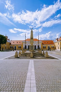 Inside of Alba Carolina Citadel, Alba Iulia, Romania