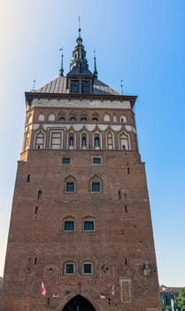Old Prison Tower and Torture Chamber (Amber Museum) in Gdansk, Tricity, Pomerania, Poland on 26 August 2019