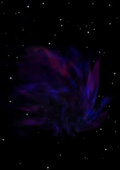 Star field in space a nebulae and a gas congestion. "Elements of this image furnished by NASA""."