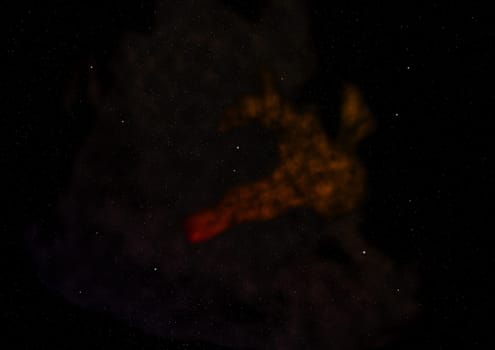 Star field in space a nebulae and a gas congestion. "Elements of this image furnished by NASA""."